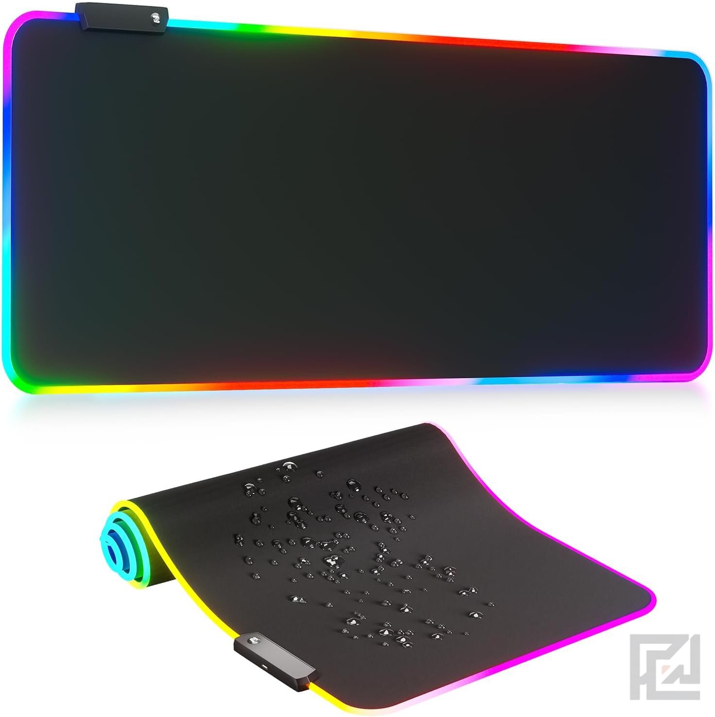 Extended RGB Gaming Mouse Pad – Large 31.5" LED Desk Mat with Non-Slip Base